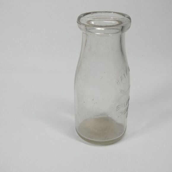 Bremerton Creamery Co. Milk Bottle Half Pint Clear Glass Vintage Embossed WA - Picture 12 of 16